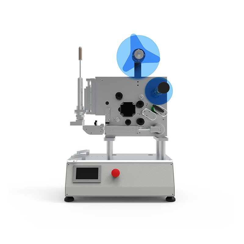 Semi-automatic high precision labeling machine