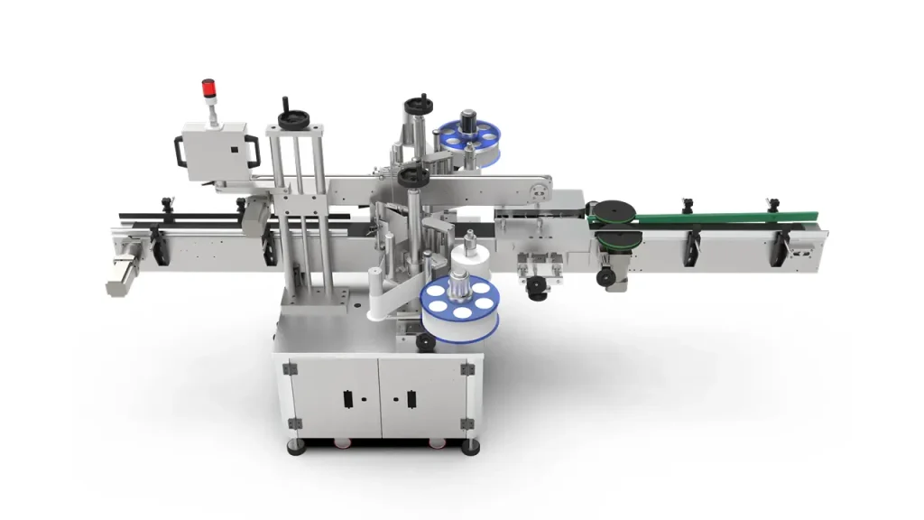 Double Side Bottle Labeling Machine